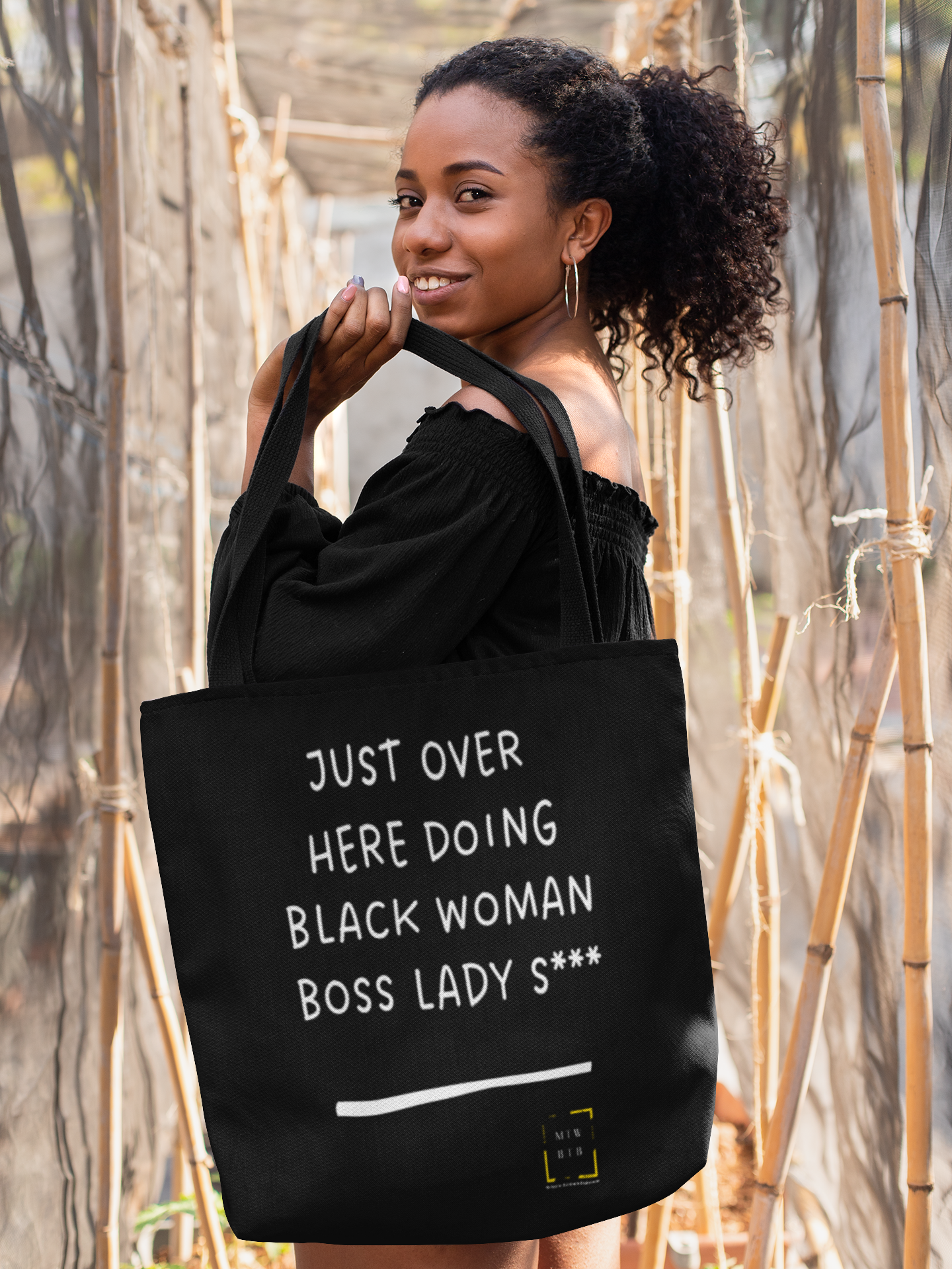 Just Over Here Canvas Tote Bag